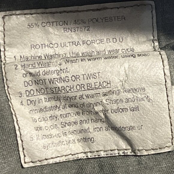 Propper Camo BDU Fatigue Button Fly Ripstop Cargo Military Tactical Pant Small - Picture 12 of 16